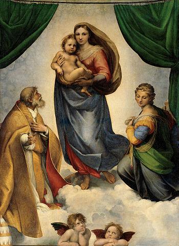 Sixtinische Madonna - Raffael