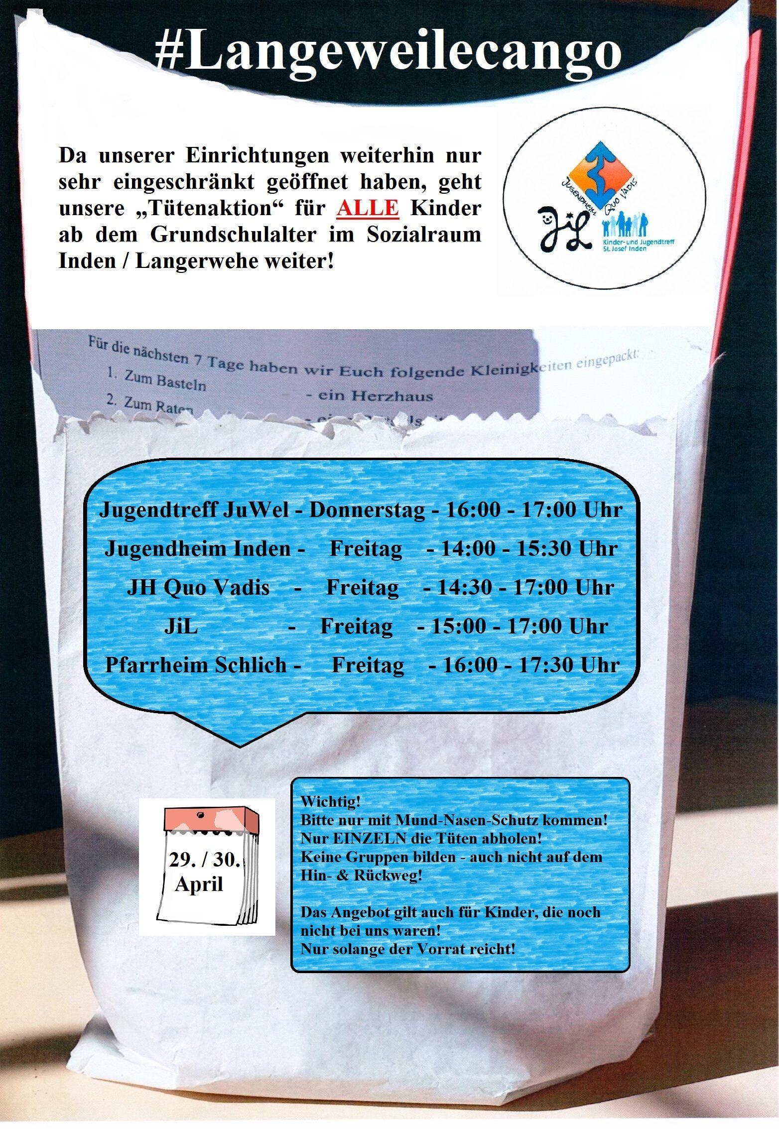 2021-04-30 #Langeweilecango Plakat