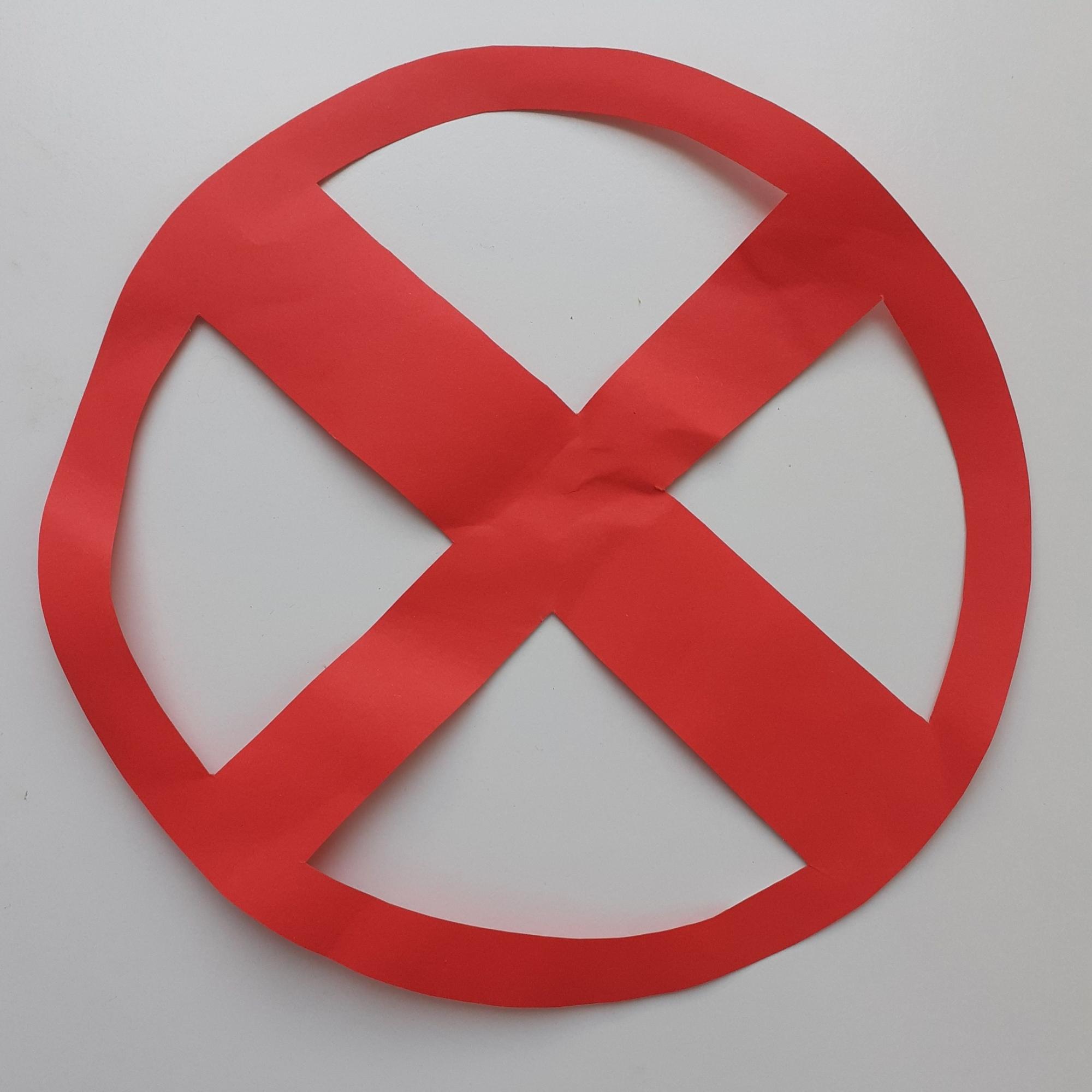 Fällt aus-Schild